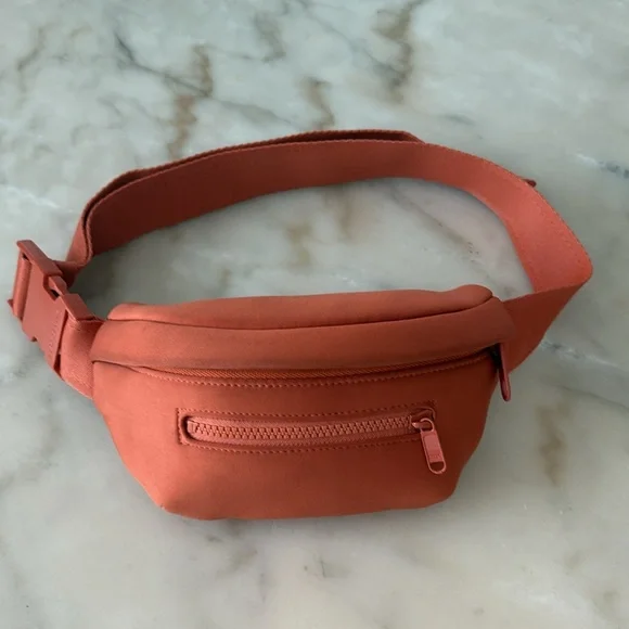 DAGNE DOVER Ace Neoprene Belt Bag Coyote Dark Orange - Picture 5 of 17